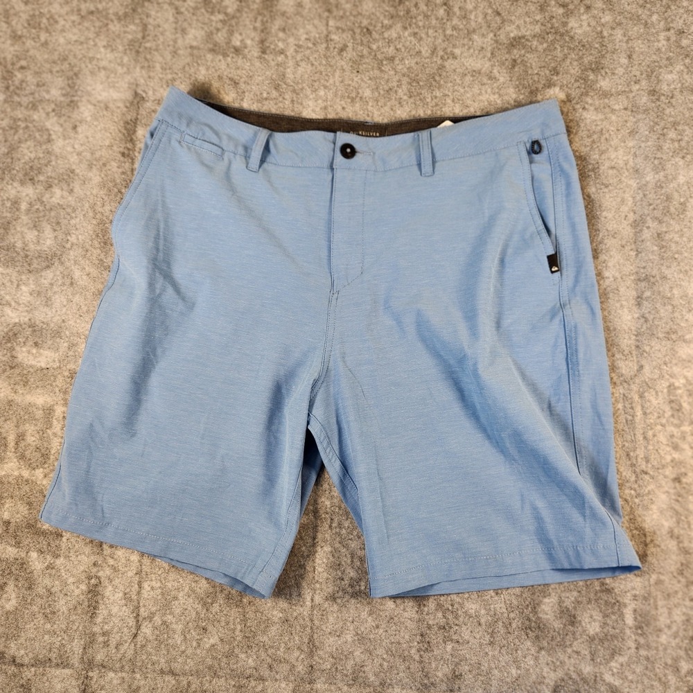 Quiksilver Amphibian Golf Shorts Men's 4 Way Stretch UPF 50 DryFlight Blue, 36